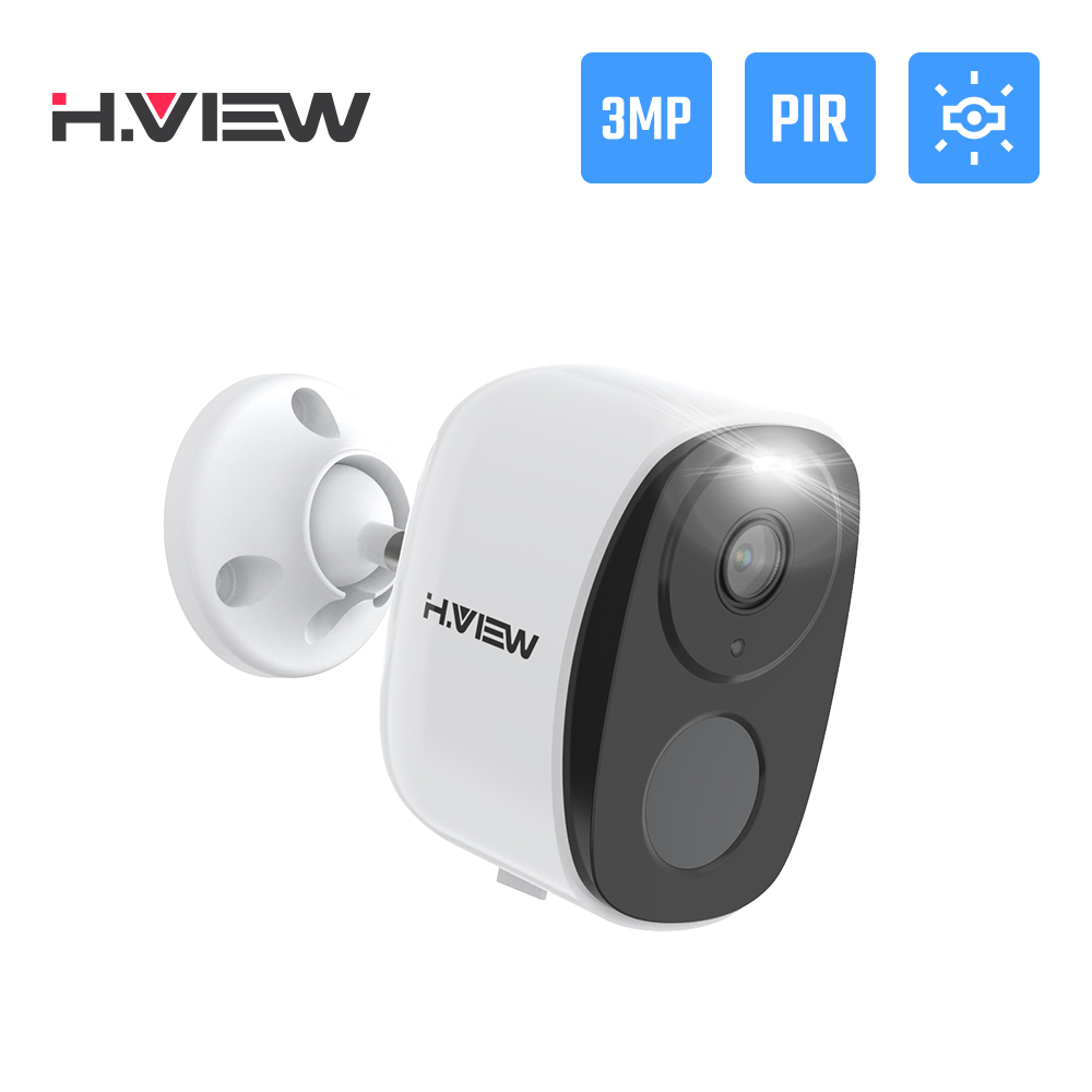 Home Security Camera Xiaomi - H.VIEW PIR Battery Powered Camera Wireless