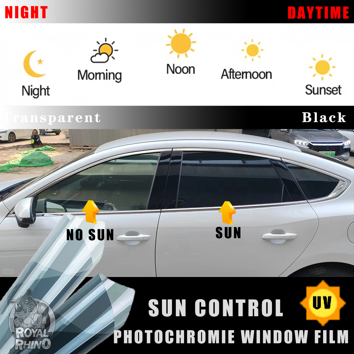 Home Security For Windows - UV ppf film 50×1/2/3M Color Changing