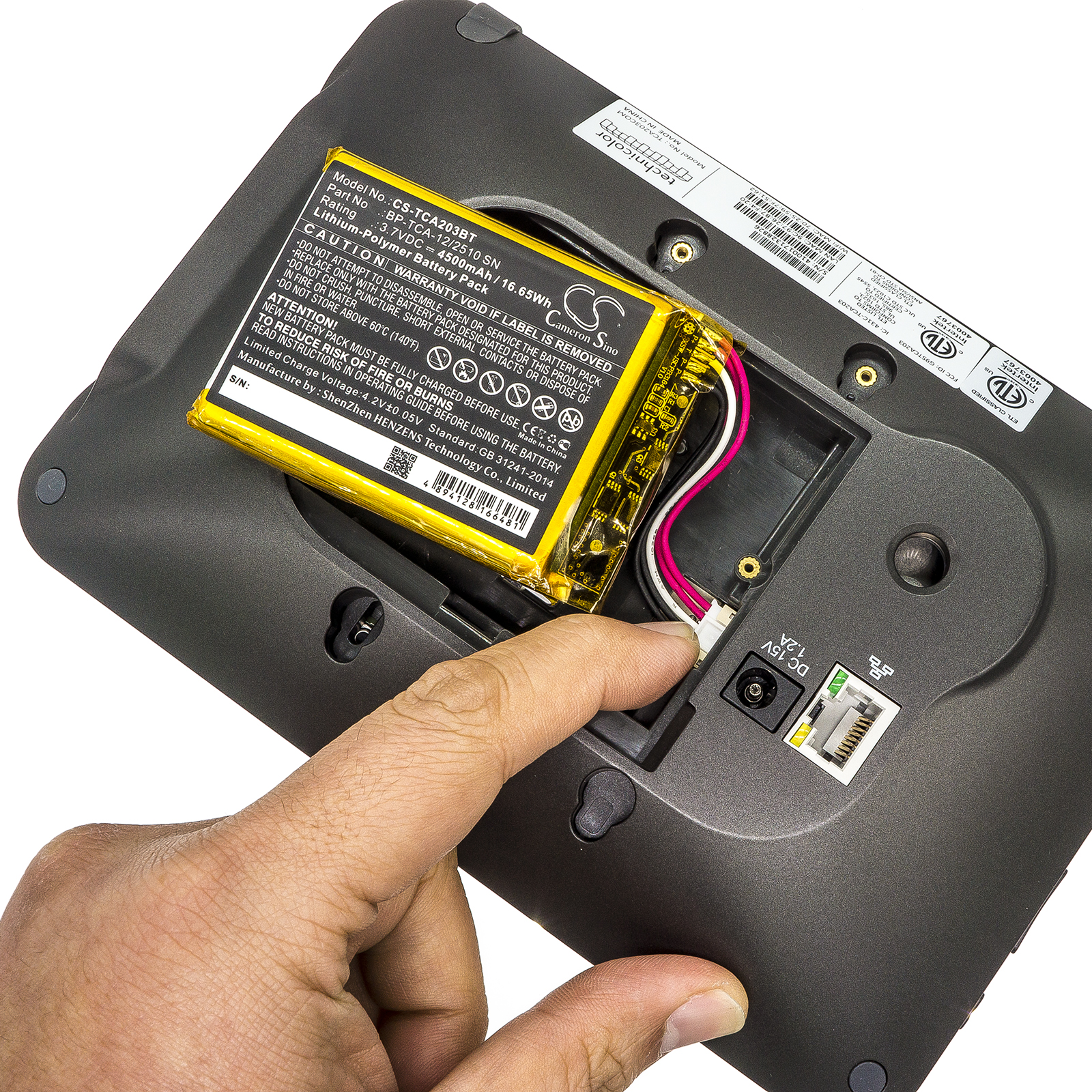 Home Security Battery Replacement - CS Replacement Battery for Xfinity,Technicolor Home