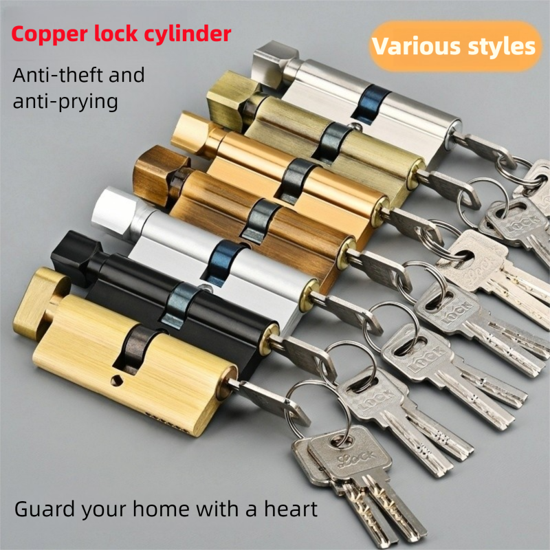 Home Security For Doors - Door Cylinder Lock Biased 70mm 3