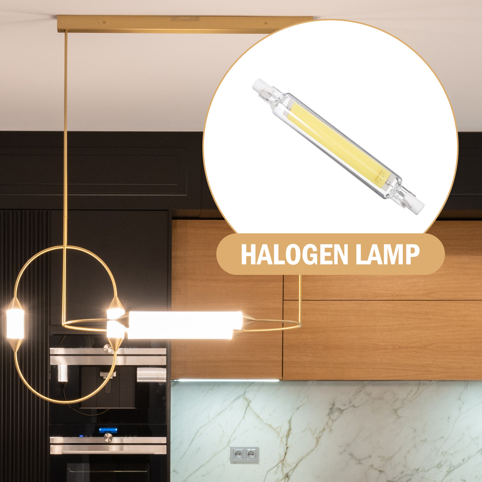 Home Security Battery Replacement - 1Pcs LED Horizontal Plug in Double
