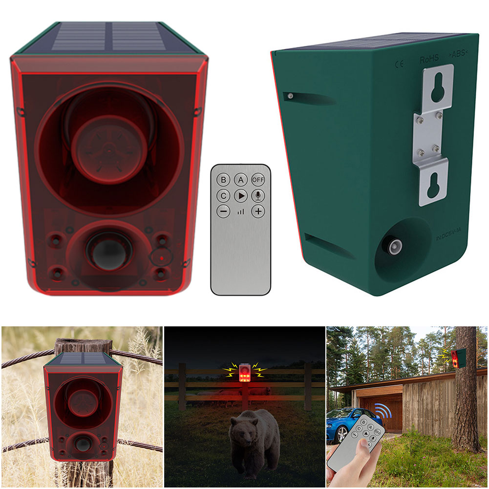 Outdoor Solar Motion Sensor Al - Barking Dog Alarm 评论和价格