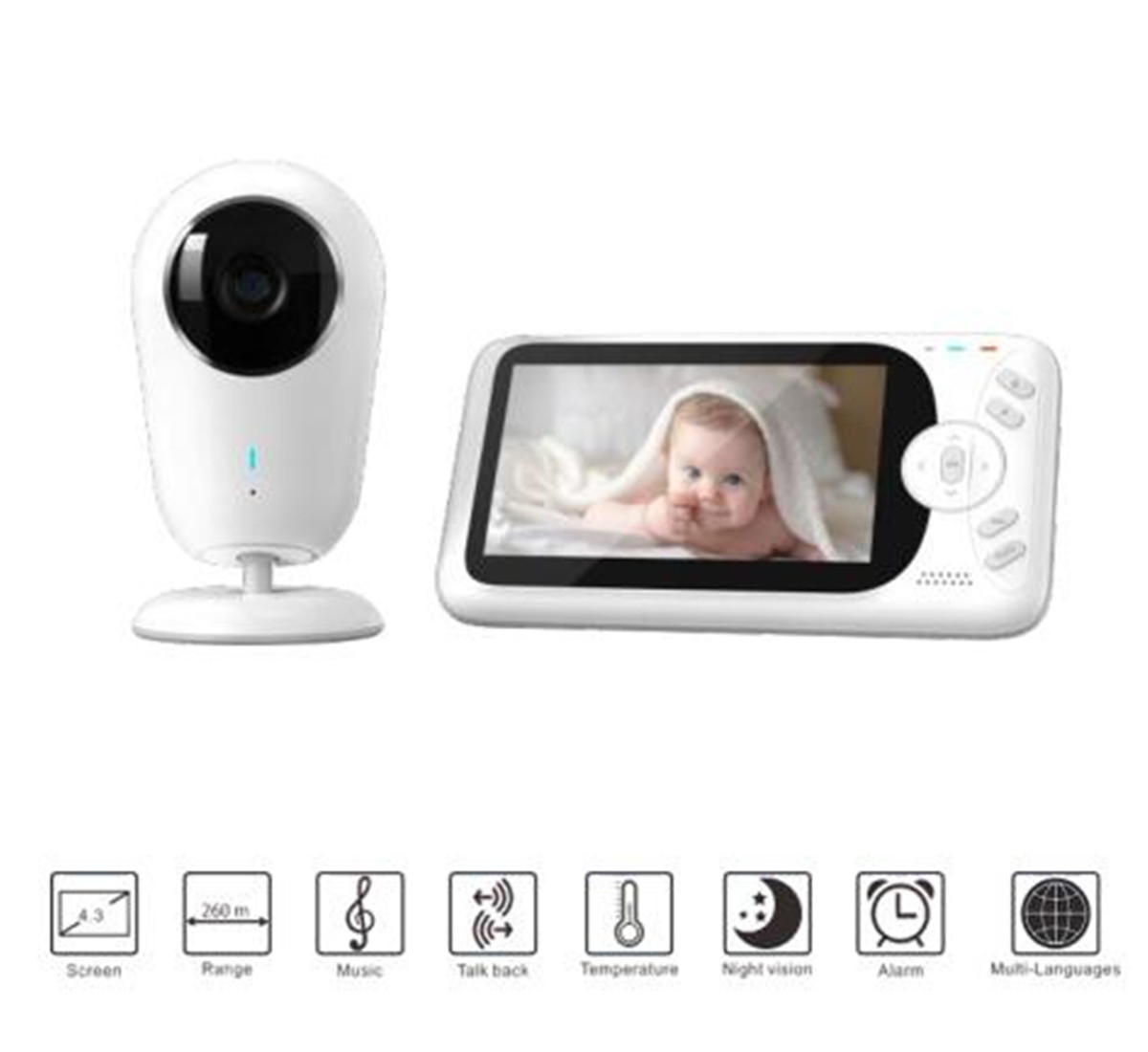4.3inch 1080P Full HD Wireless - Home Security Cameras Wireless 评论和价格