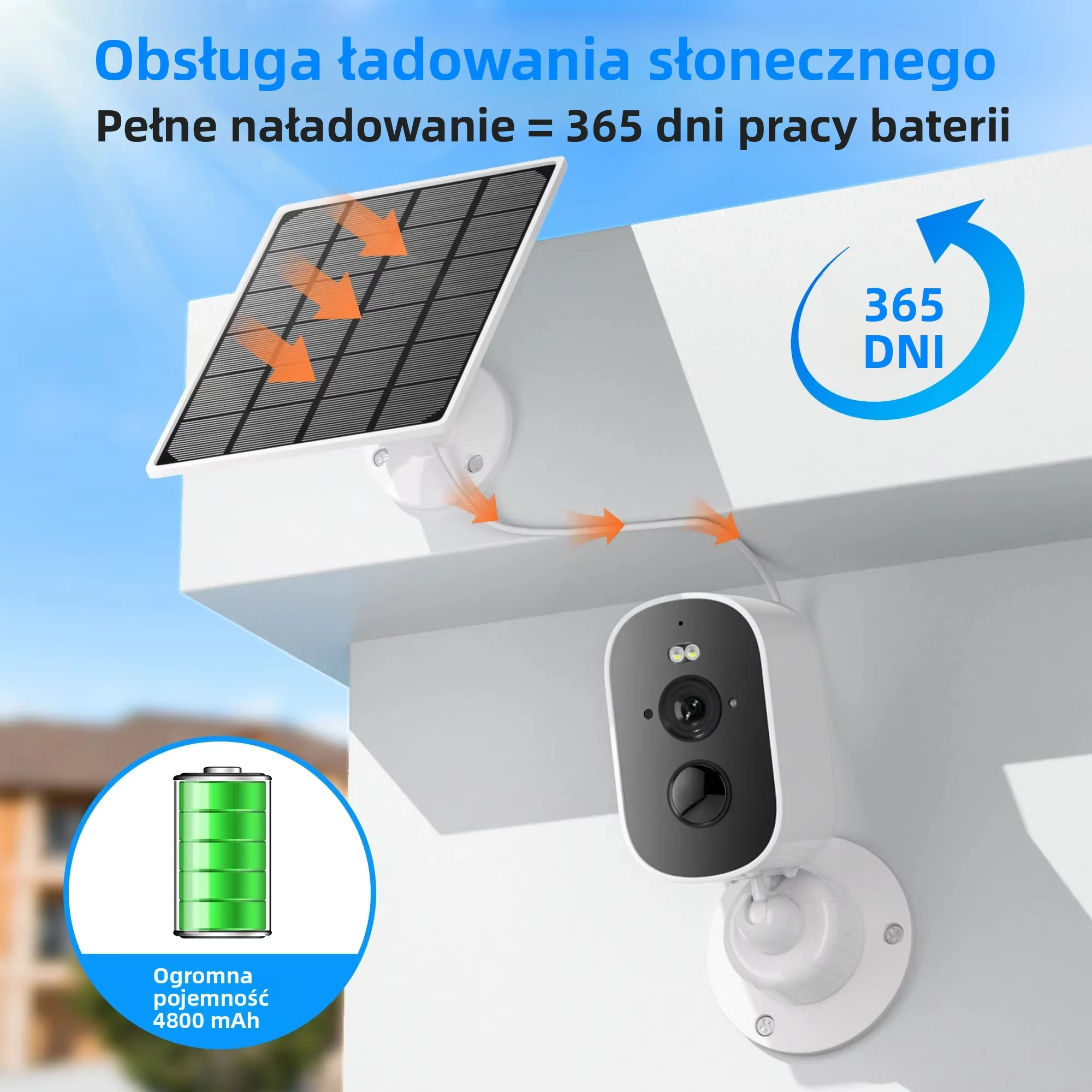5MP WiFi Solar Security Camera - Home Security Cameras Wireless 评论和价格