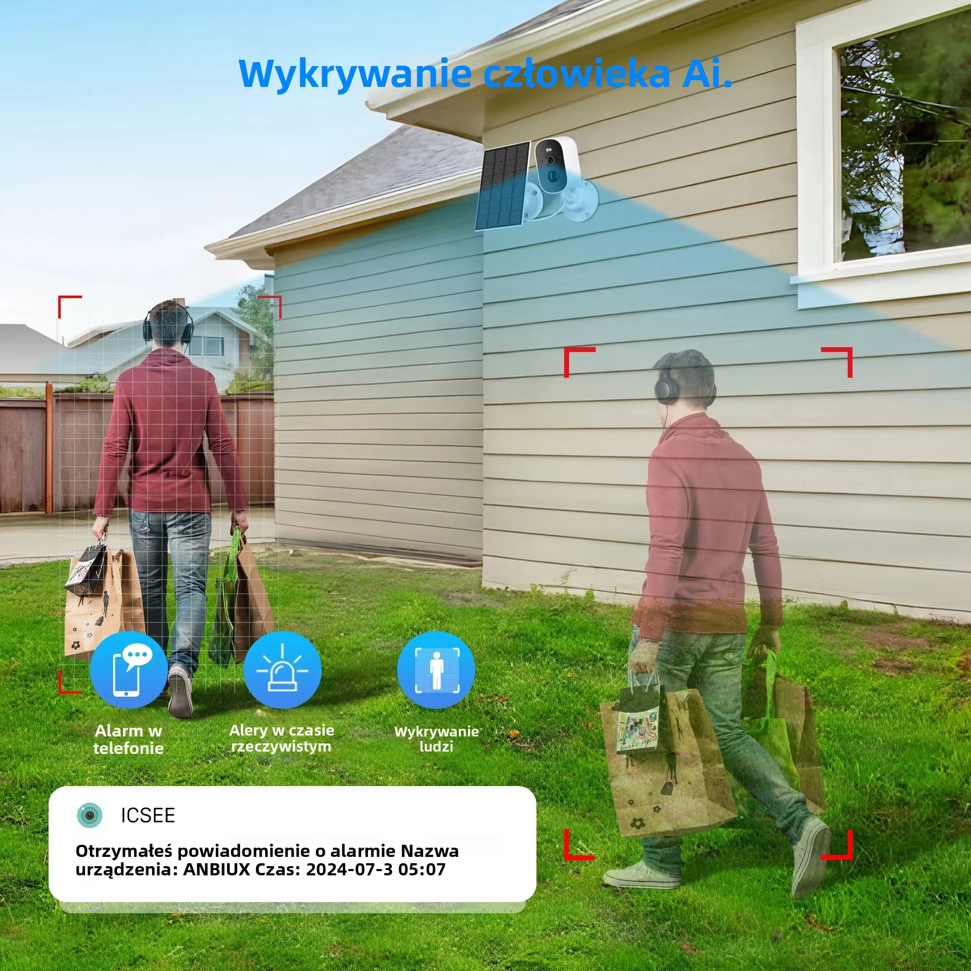 5MP WiFi Solar Security Camera - Home Security Cameras Wireless 评论和价格