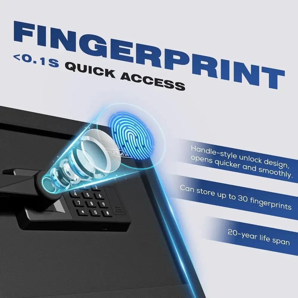 Biometric Safe Box with Finger - Safe Box Digital 评论和价格