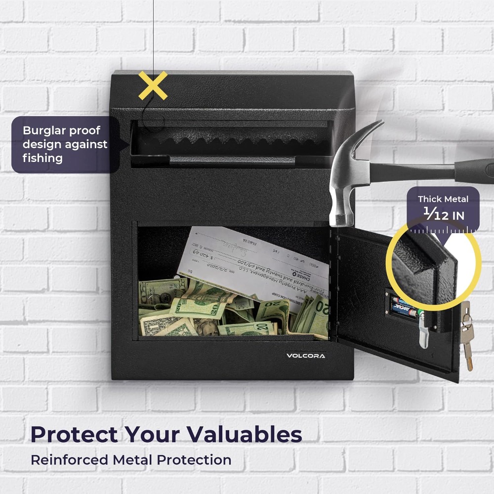 Key Drop Box with Lock, Digita - Safe Box Digital 评论和价格