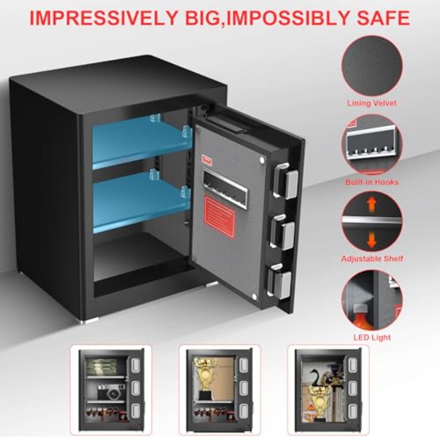 Safe Box for Home Office Use,  - Safe Box Digital 评论和价格