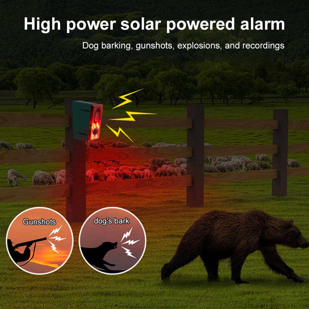 Solar Outdoor Motion Sensor Al - Barking Dog Alarm 评论和价格