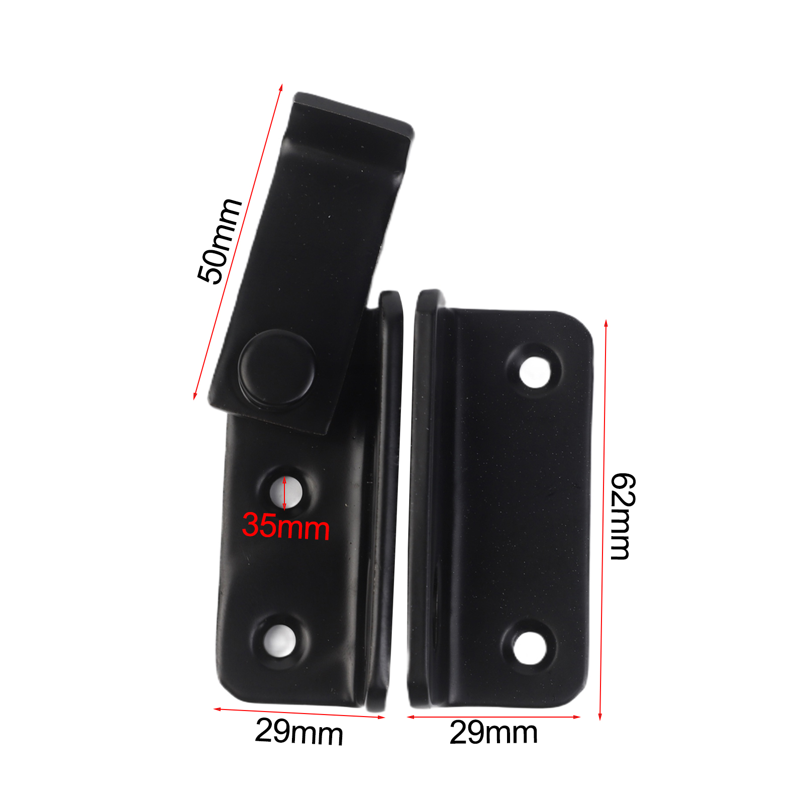 1Pc Black Stainless Steel Lock - Home Security For Doors 评论和价格