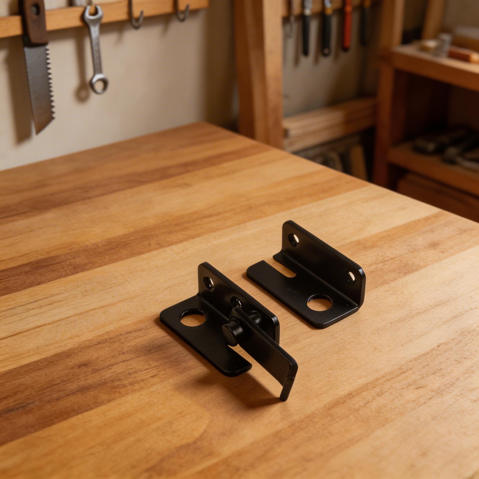 1Pc Black Stainless Steel Lock - Home Security For Doors 评论和价格