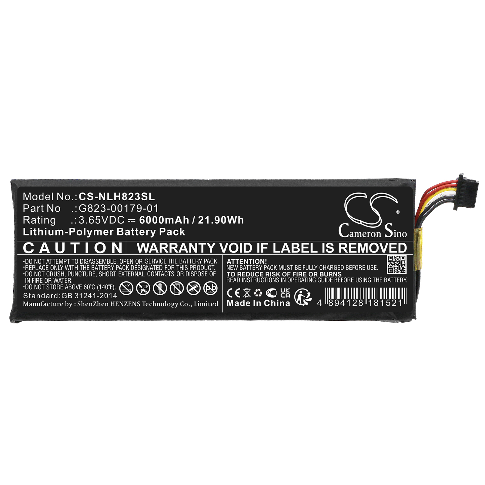 CameronSino Replacement Li-Pol - Home Security Battery Replacement 评论和价格