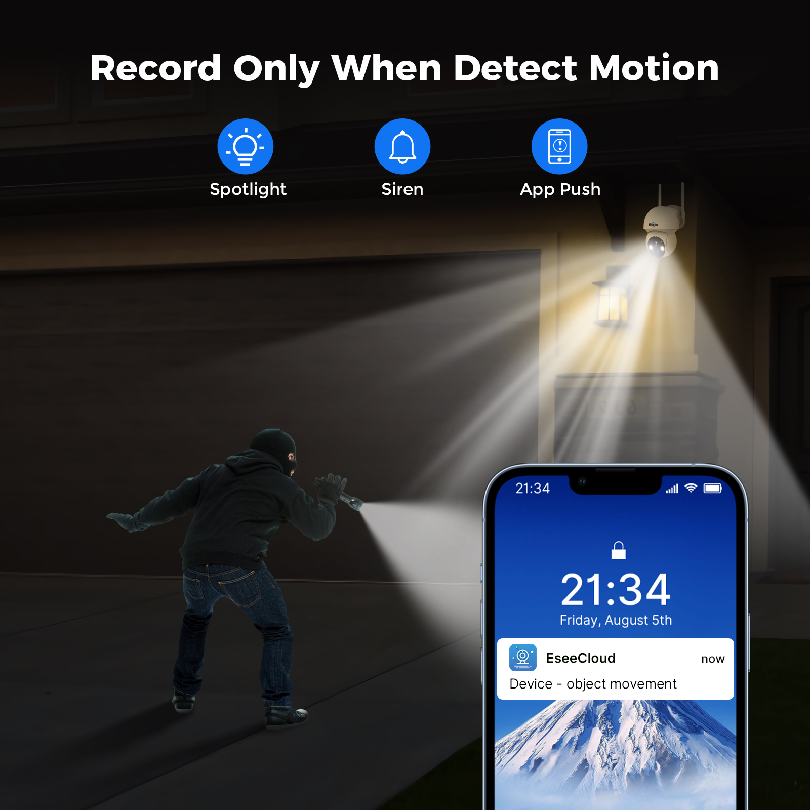 Hiseeu 2K 4MP WIFI PTZ Solar I - Home Security Wifi Camera 评论和价格