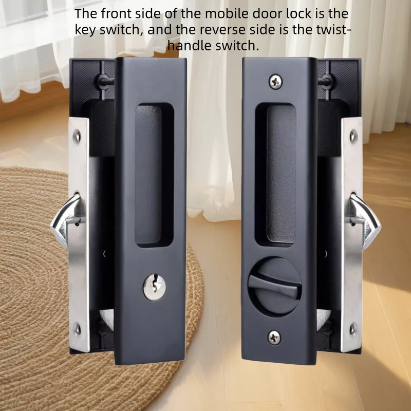 Durable Black Hook Sliding Doo - Home Security For Doors 评论和价格