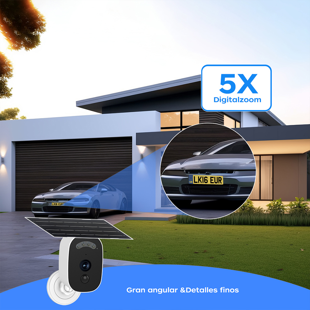 Jooan 3K HD Solar Security Cam - Home Security Systems Wireless 评论和价格