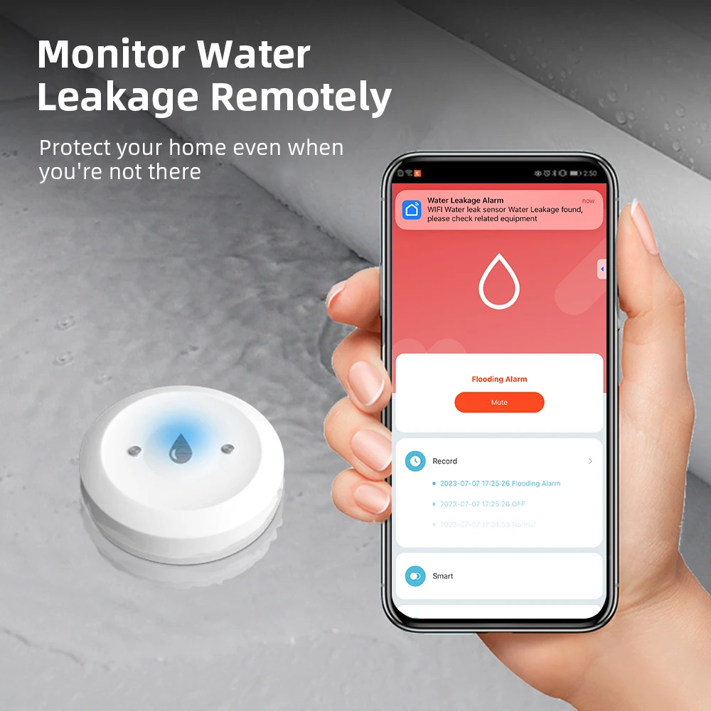 Zigbee3.0 Smart Water Leak Sen - Home Security And Monitoring 评论和价格