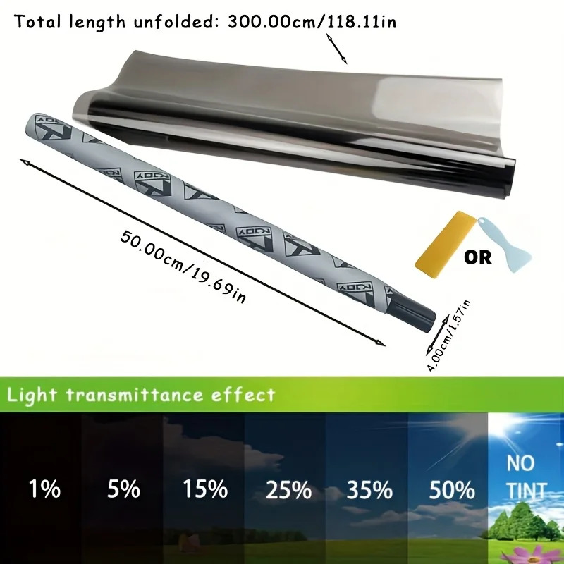 3Mx50CM VLT Black Car Window F - Home Security For Windows 评论和价格