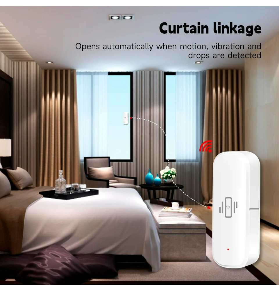 Tuya Smart WiFi Vibration Sens - Home Security And Monitoring 评论和价格
