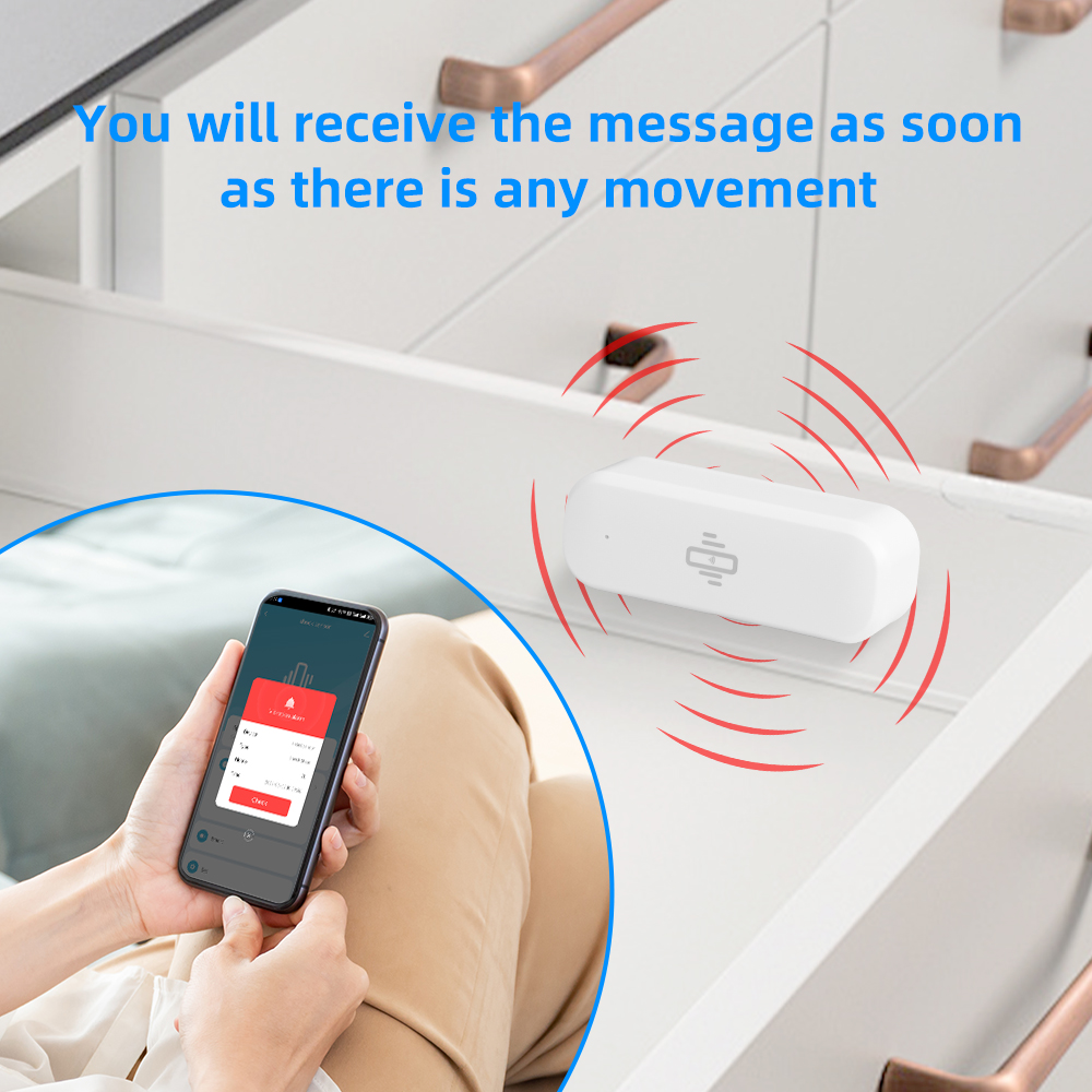 Tuya Smart WiFi Vibration Sens - Home Security And Monitoring 评论和价格