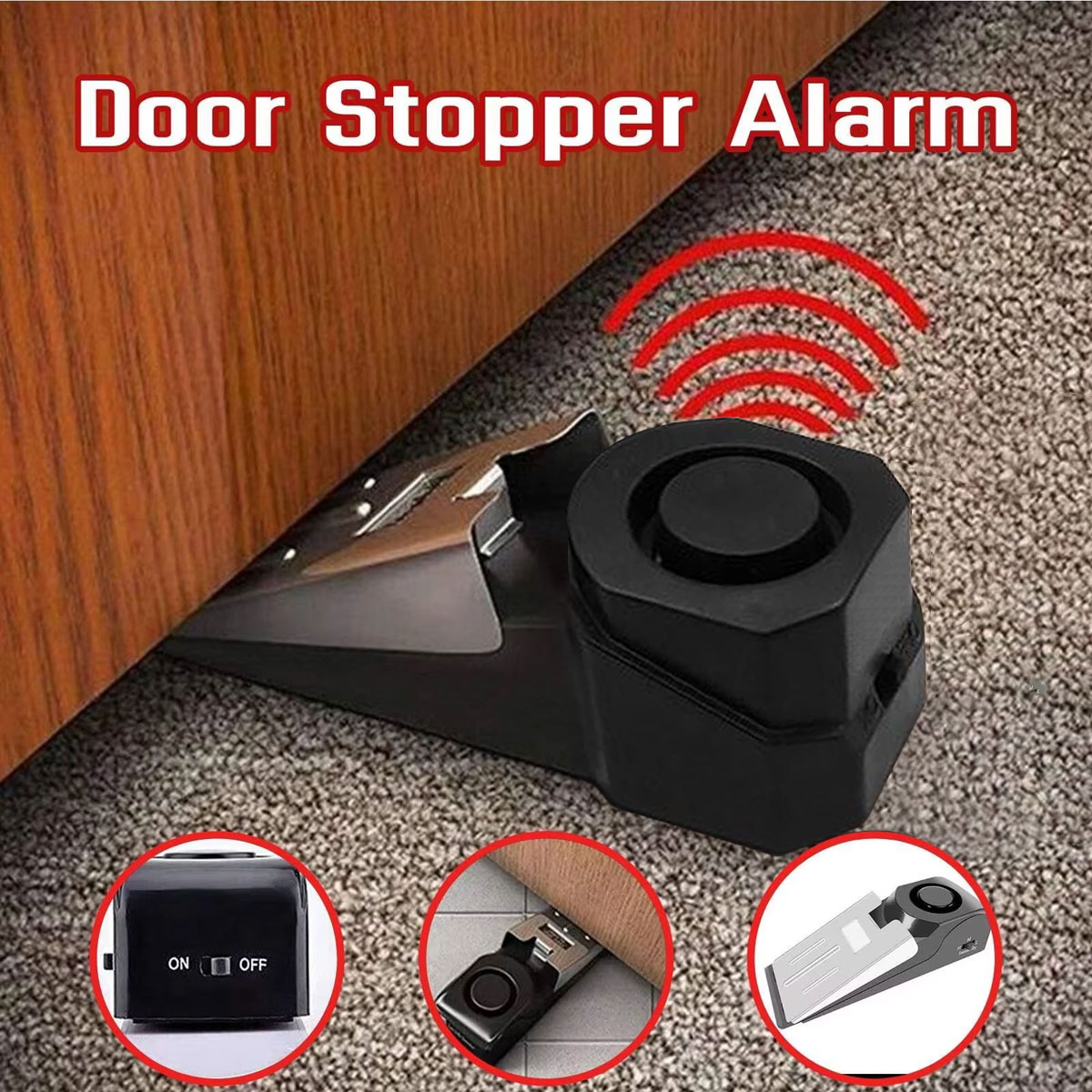 Wireless Door Stop Alarm Syste - Home Security Systems Wireless 评论和价格