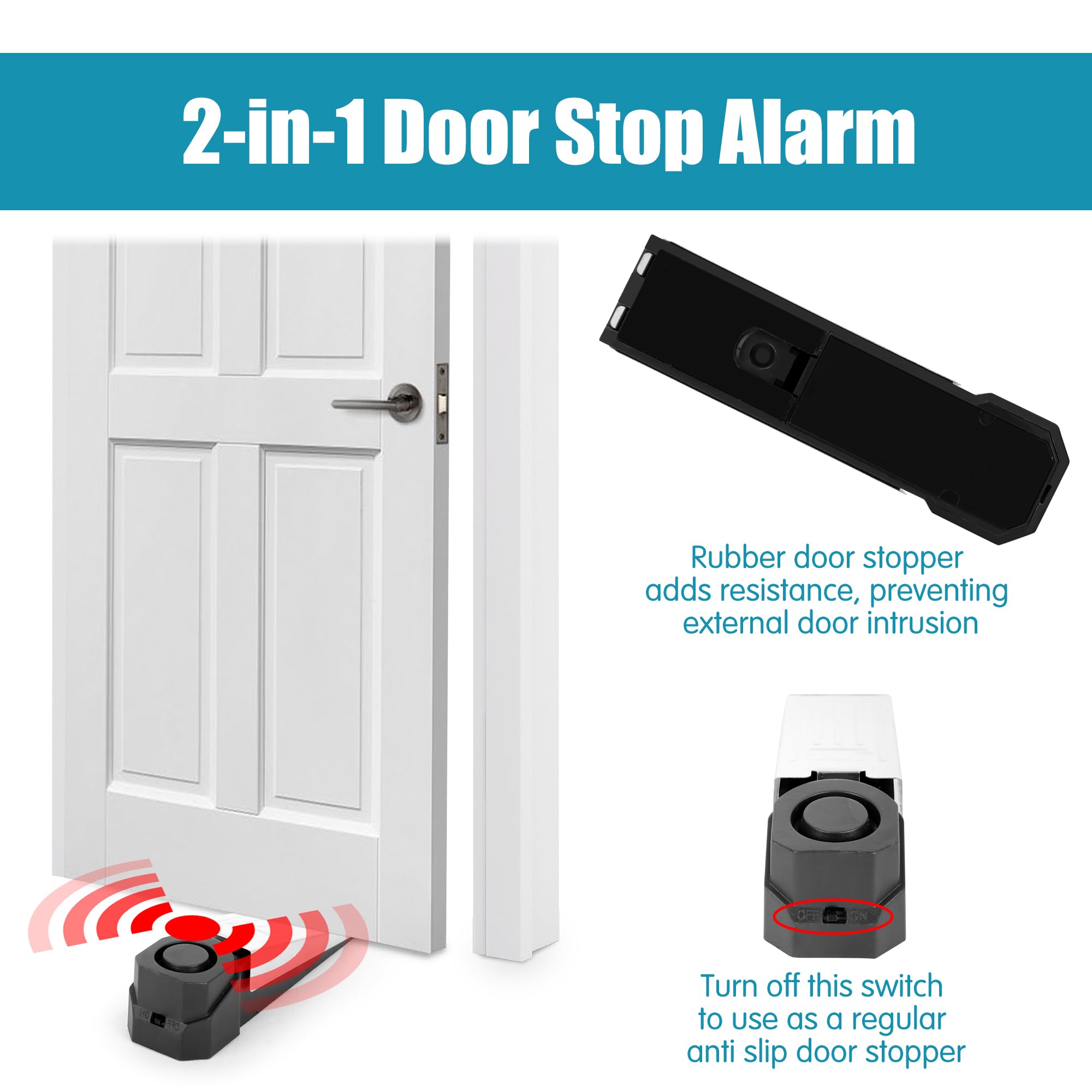 Wireless Door Stop Alarm Syste - Home Security Systems Wireless 评论和价格