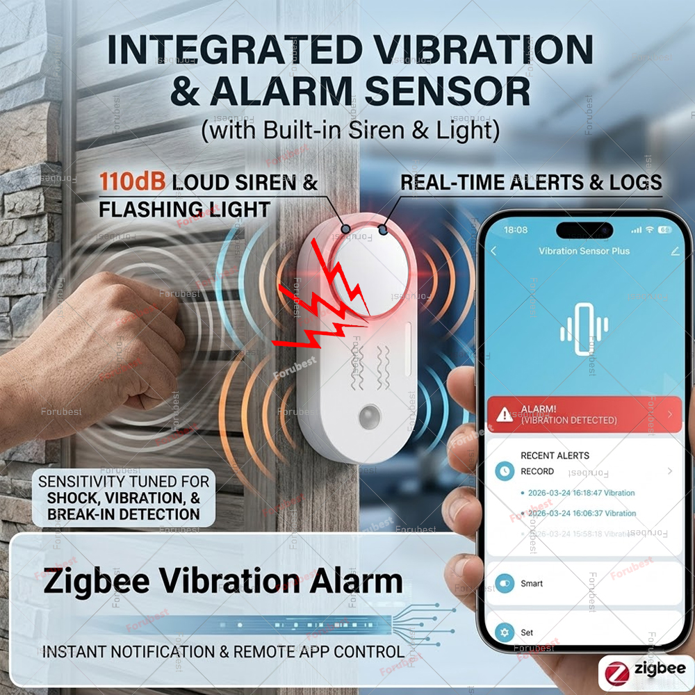 Zigbee Smart Siren Alarm/Vibra - Home Security Options 评论和价格