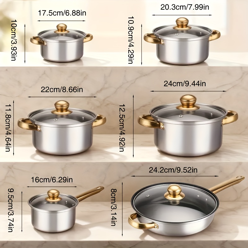 Stainless Steel Cookware Set – - Home Security Options 评论和价格