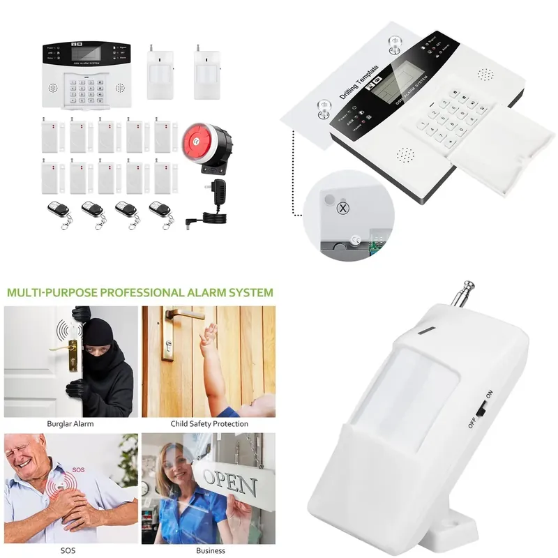 House Burglar Alarm Kit Auto D - Home Security Systems Wireless 评论和价格