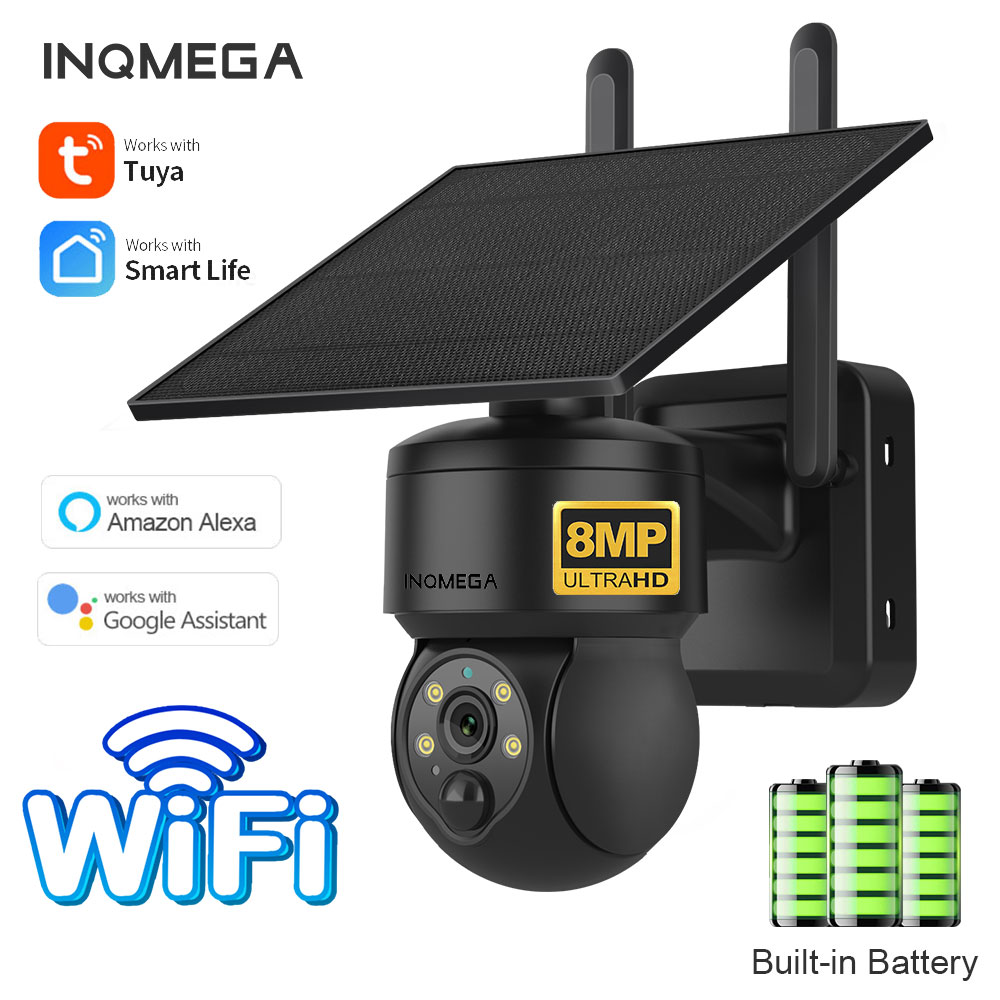 INQMEGA 8MP TUYA Solar Camera  - Home Security Wifi Camera 评论和价格