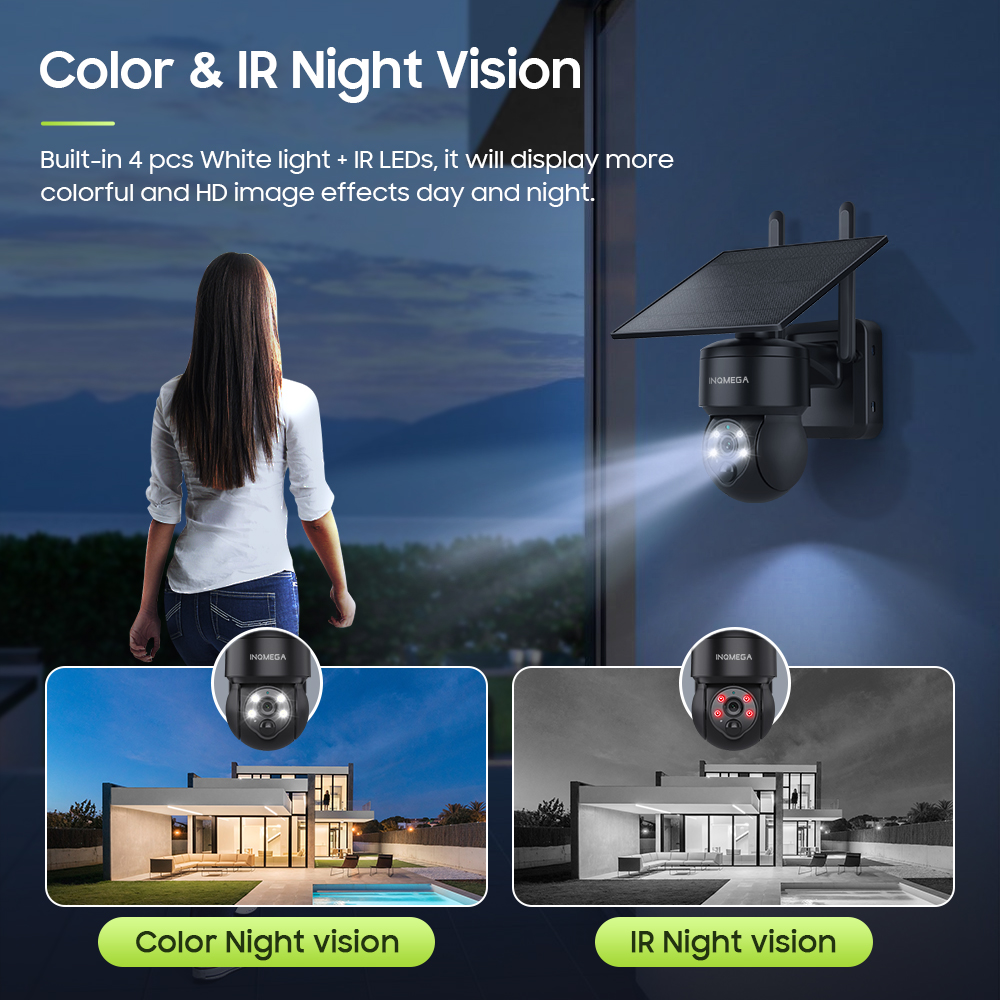 INQMEGA 8MP TUYA Solar Camera  - Home Security Wifi Camera 评论和价格