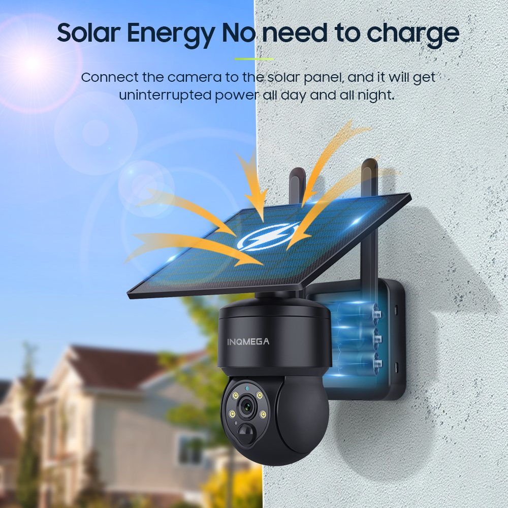 INQMEGA 8MP TUYA Solar Camera  - Home Security Wifi Camera 评论和价格