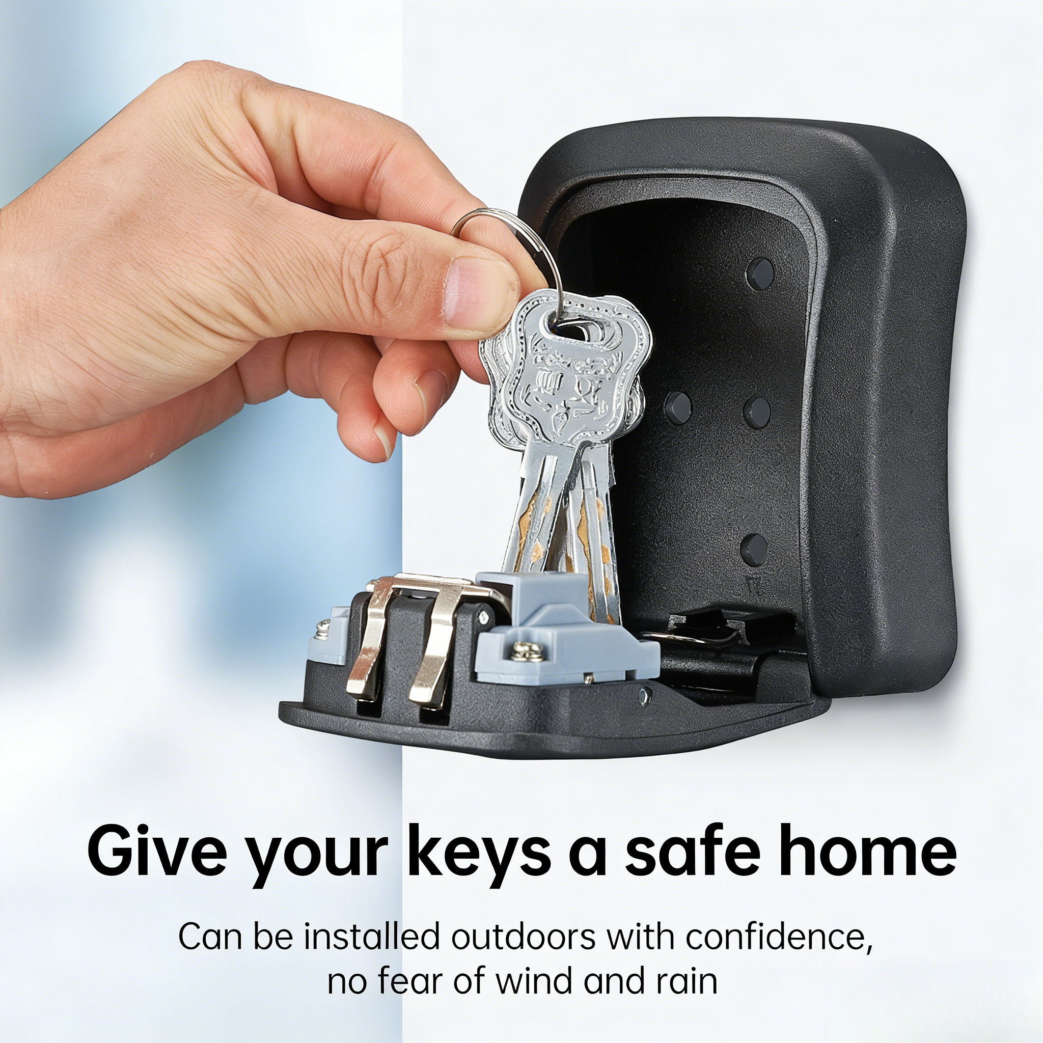 LUXROB Key Lock Box 4-digit Co - Safe Box Digital 评论和价格