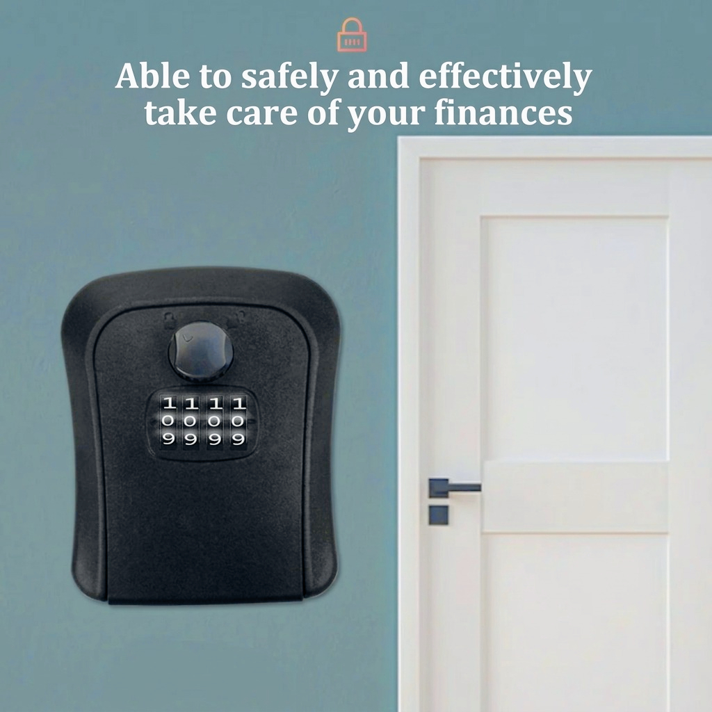 LUXROB Key Lock Box 4-digit Co - Safe Box Digital 评论和价格