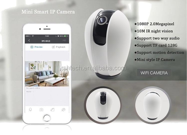 Wireless 1080P IP Camera WiFi  - Home Security Camera 评论和价格