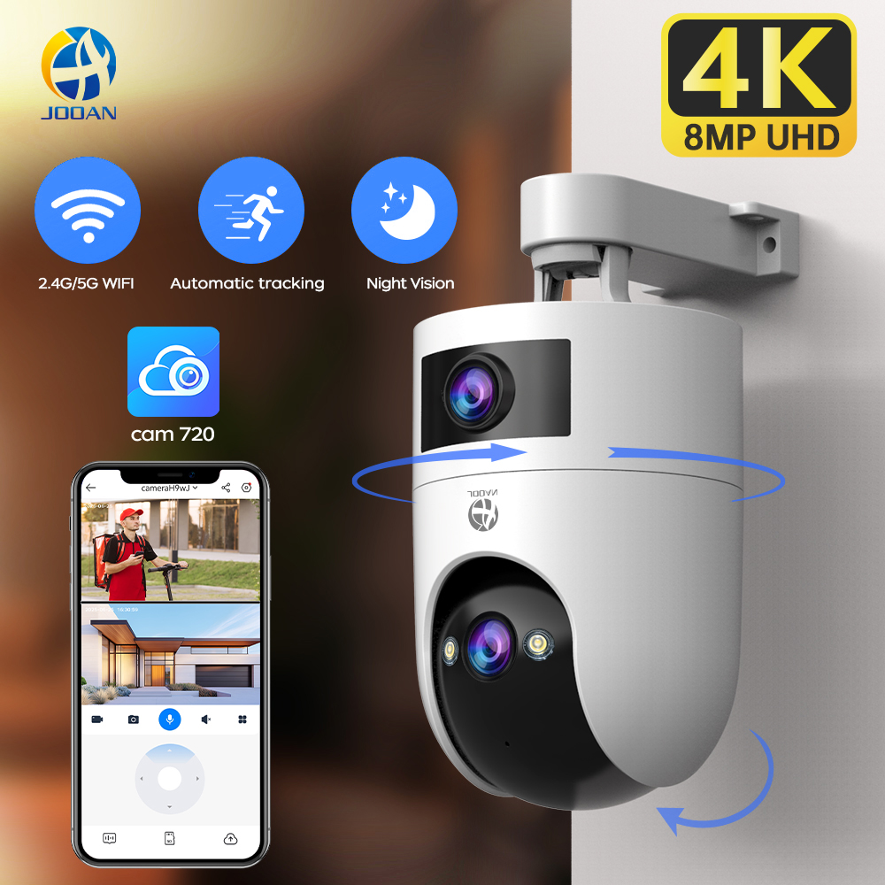 Jooan 4K 8MP Dual Lens Dual Sc - Home Security Camera Xiaomi 评论和价格