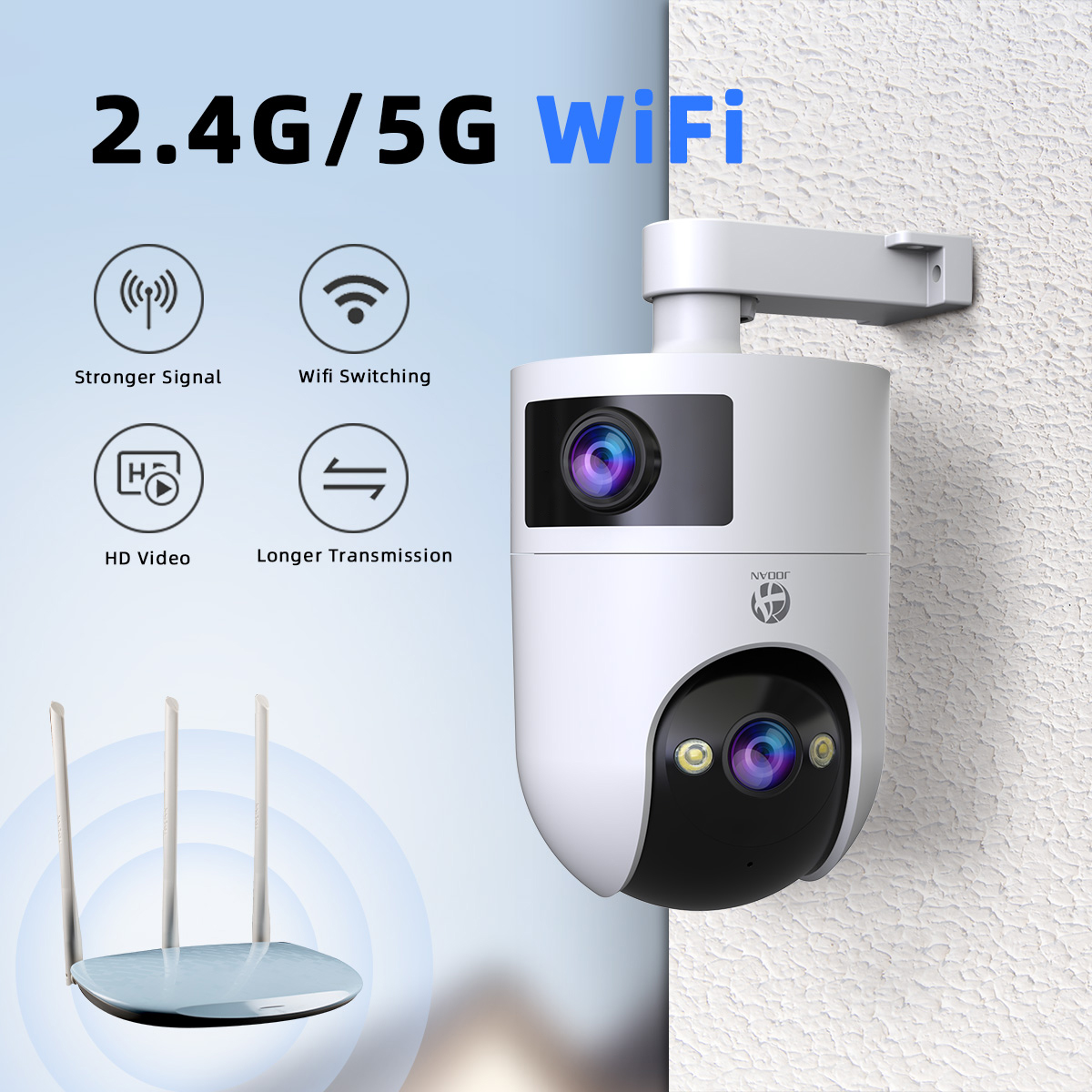 Jooan 4K 8MP Dual Lens Dual Sc - Home Security Camera Xiaomi 评论和价格