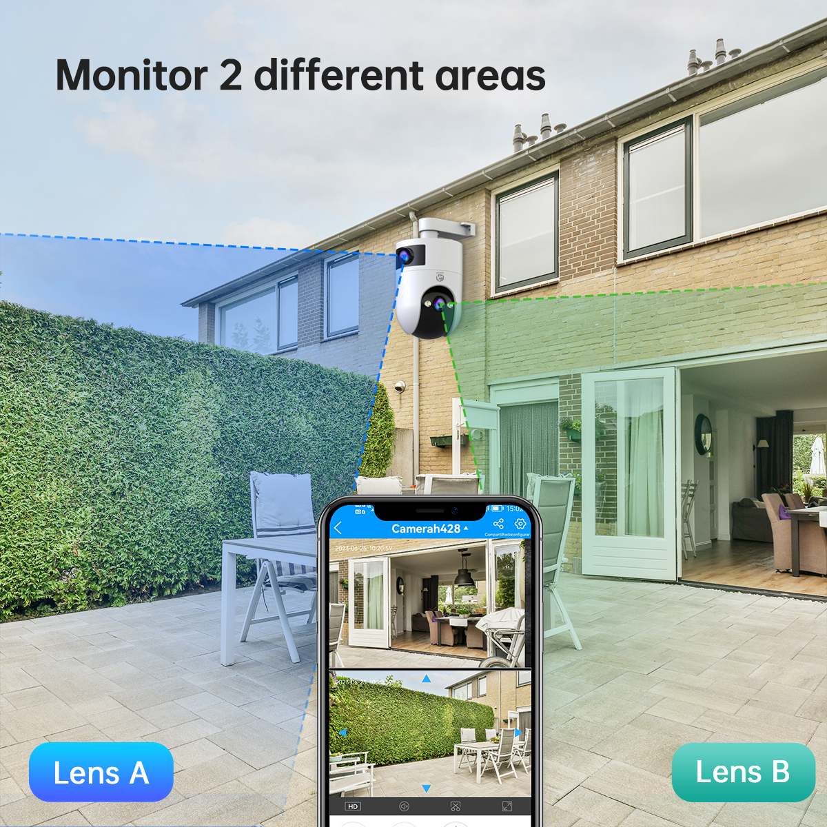 Jooan 4K 8MP Dual Lens Dual Sc - Home Security Camera Xiaomi 评论和价格
