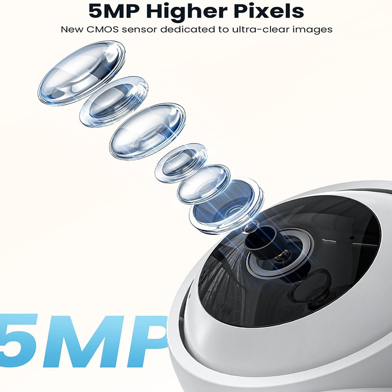 ieGeek 5MP Indoor Home Securit - Home Security Camera Xiaomi 评论和价格