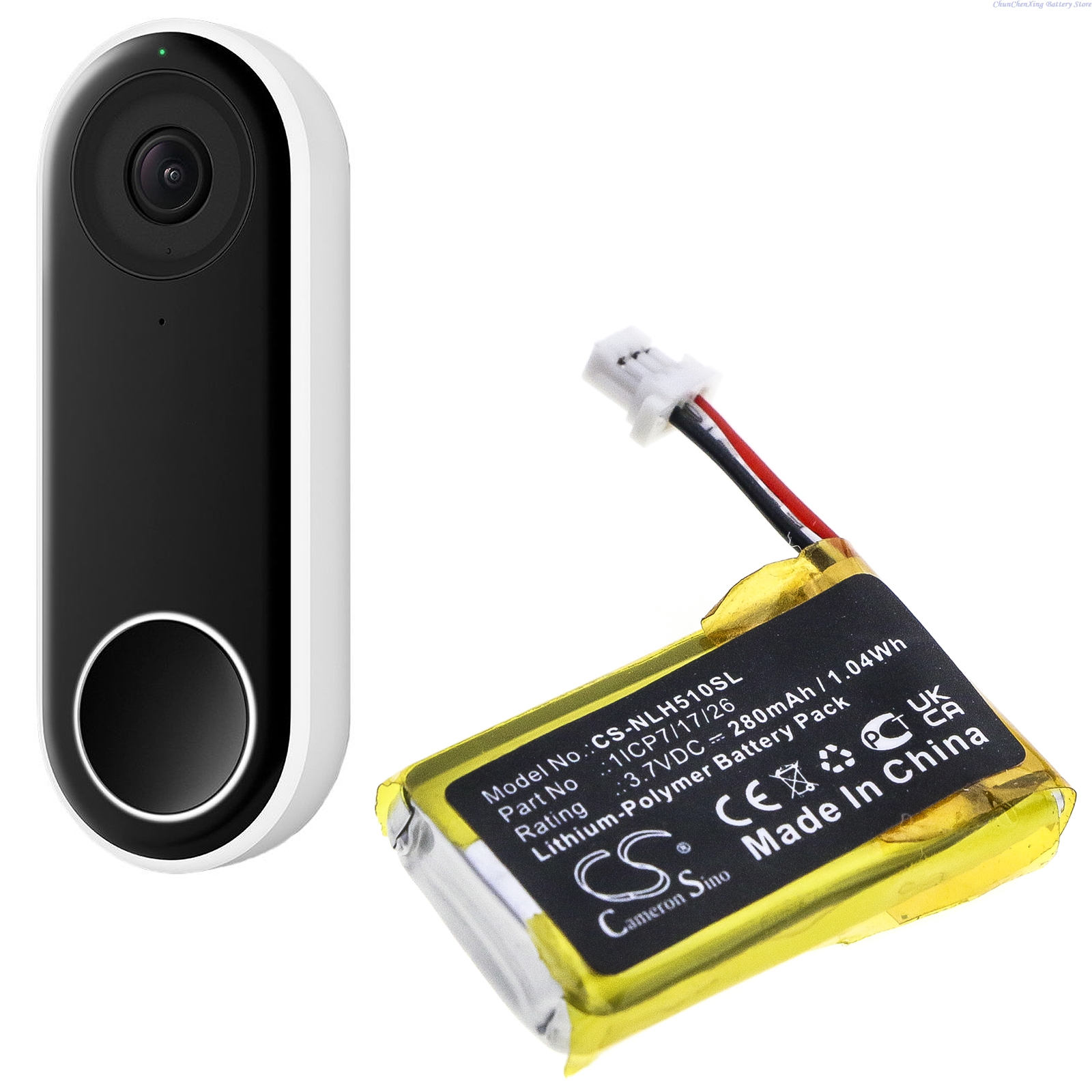 3.7V 280mAh Replacement Home S - Home Security Battery Replacement 评论和价格