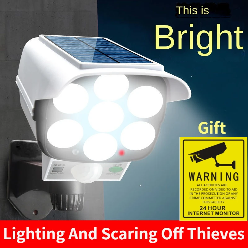 Outdoor Solar Light Motion Sen - Home Security Systems Wireless 评论和价格