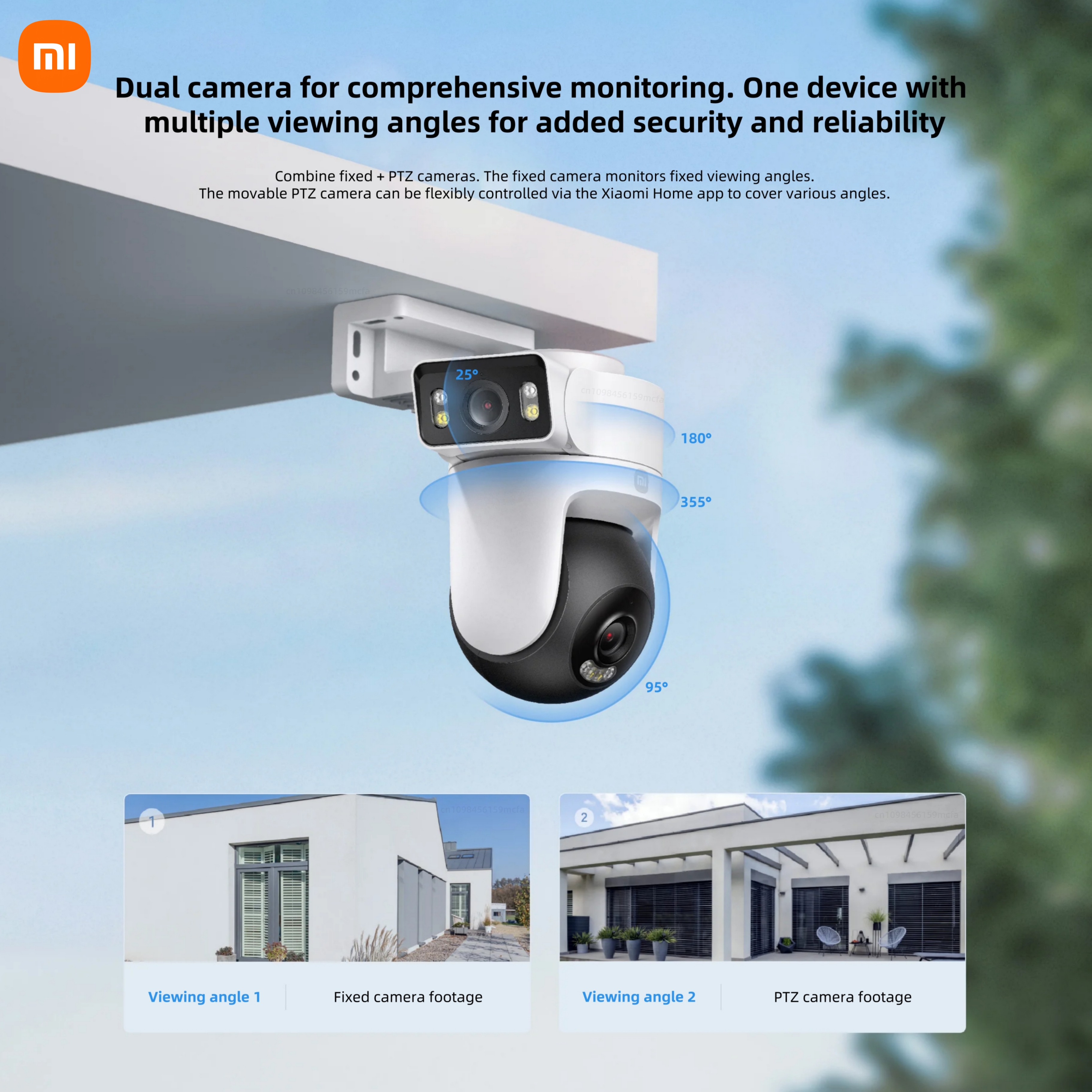 Xiaomi Outdoor CW500 Dual Came - Home Security Camera Xiaomi 评论和价格
