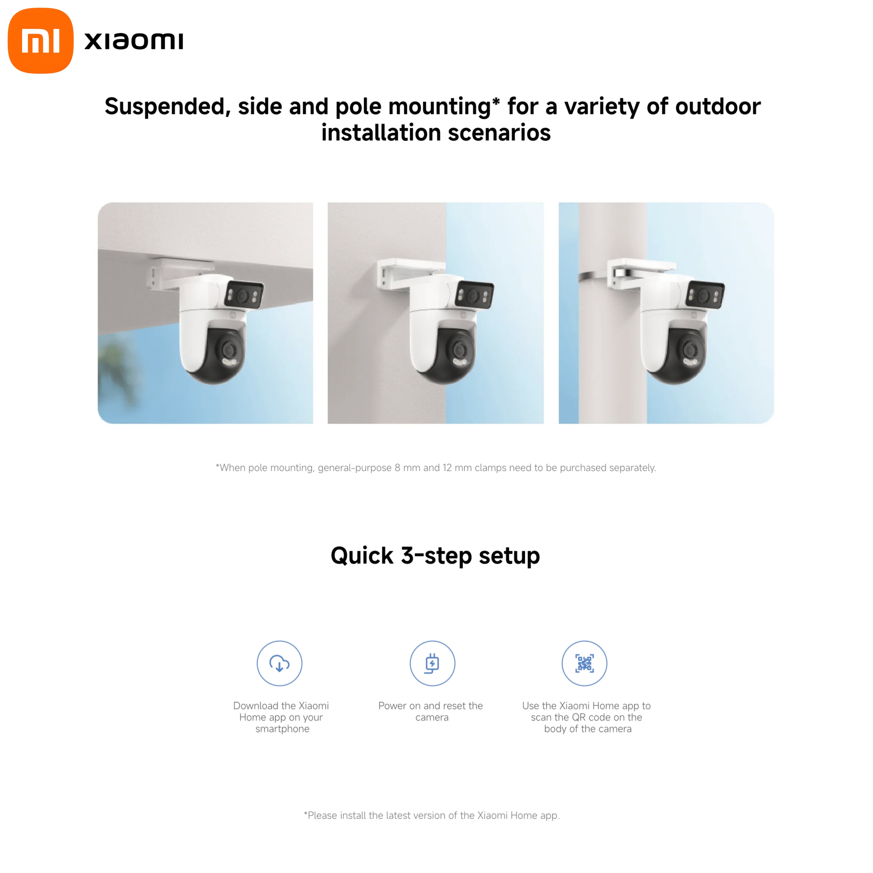 Xiaomi Outdoor CW500 Dual Came - Home Security Camera Xiaomi 评论和价格