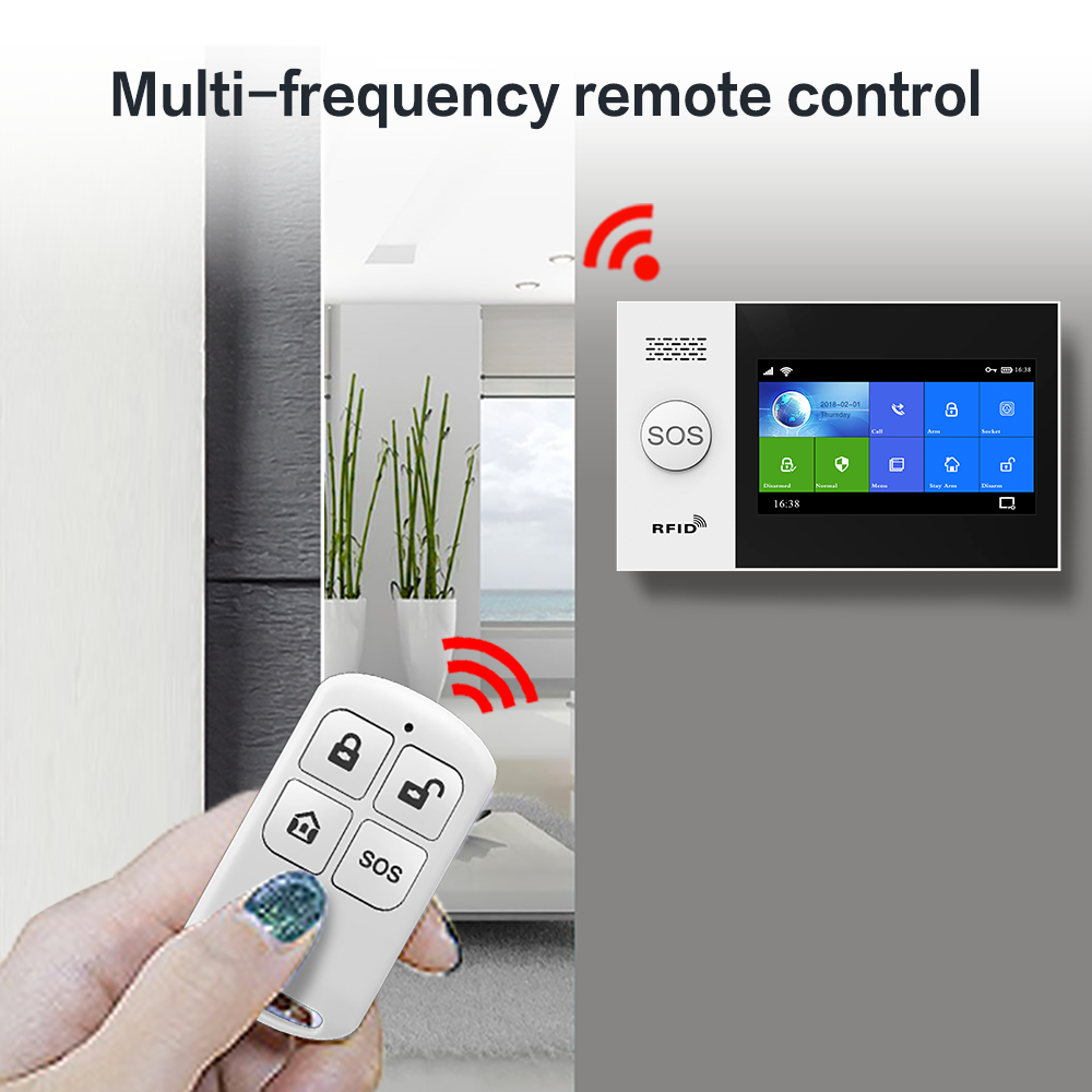 HIVA PF-50 Wireless 433MHz Rem - Home Security Systems Wireless 评论和价格