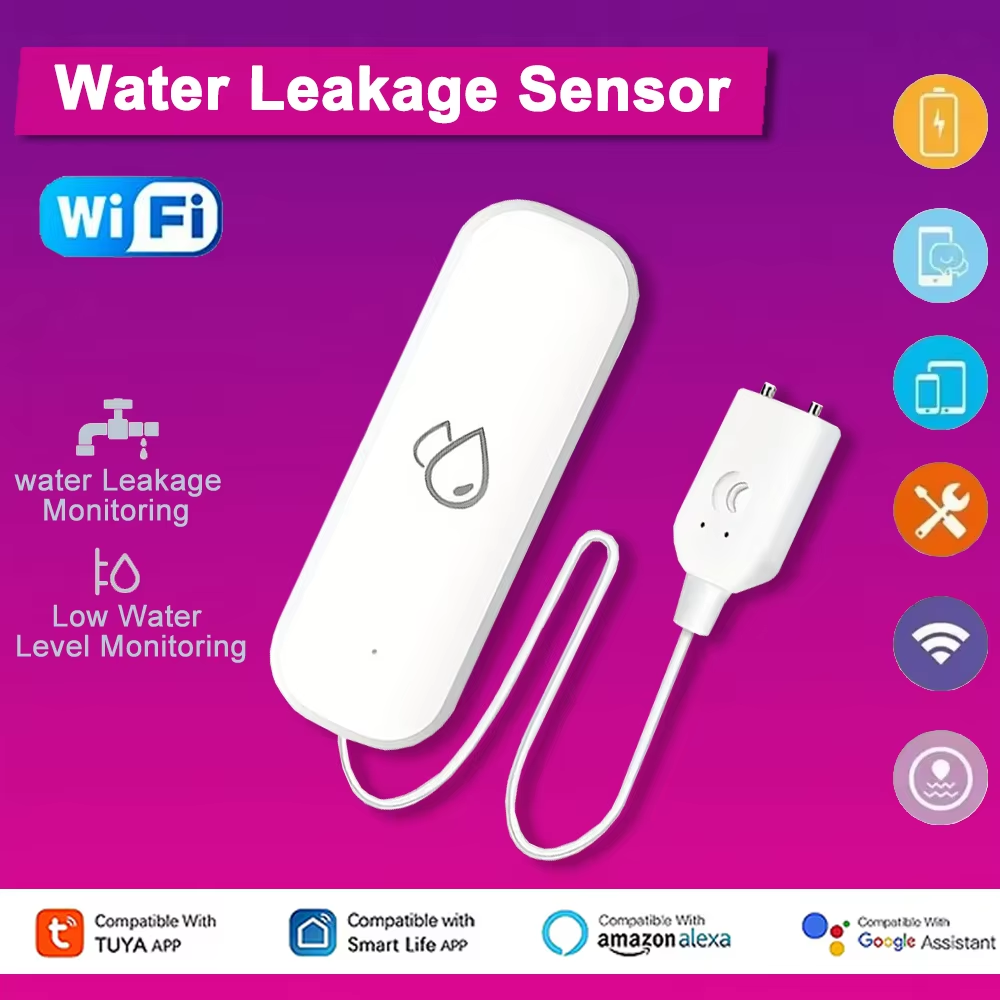 Tuya WiFi Water Leakage Alarm  - Home Security And Monitoring 评论和价格