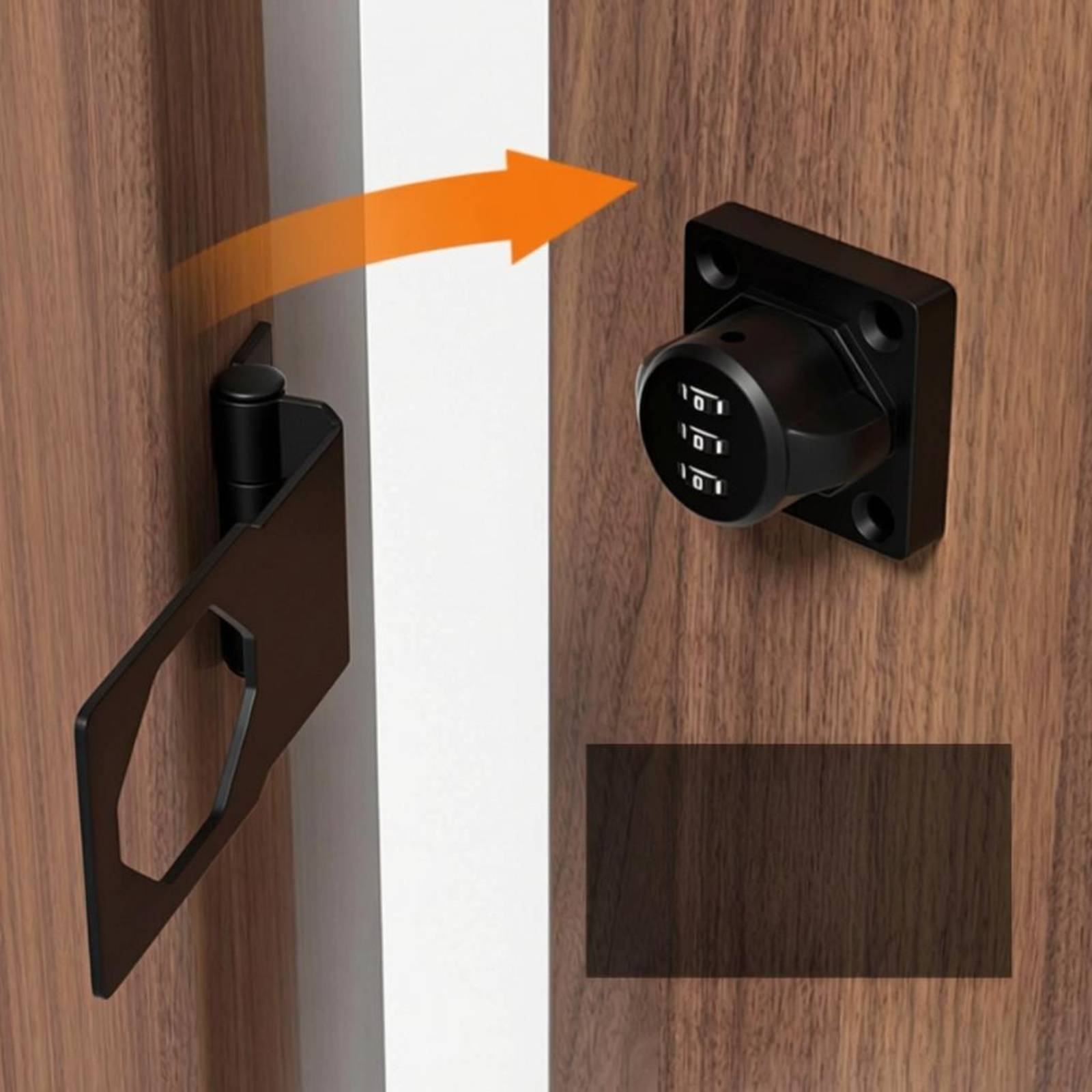 Combination Door Latch Lock Pa - Home Security For Doors 评论和价格