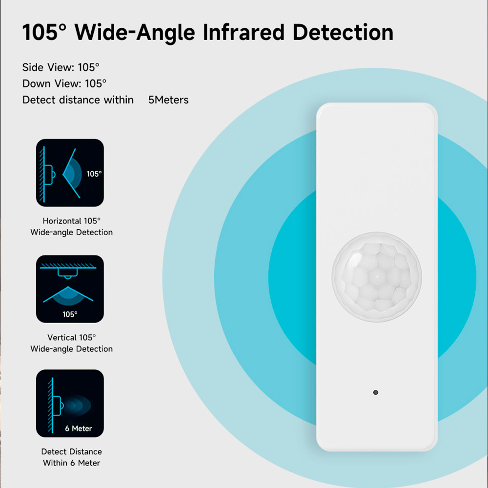 WiFi Smart PIR Motion Sensor T - Home Security And Monitoring 评论和价格