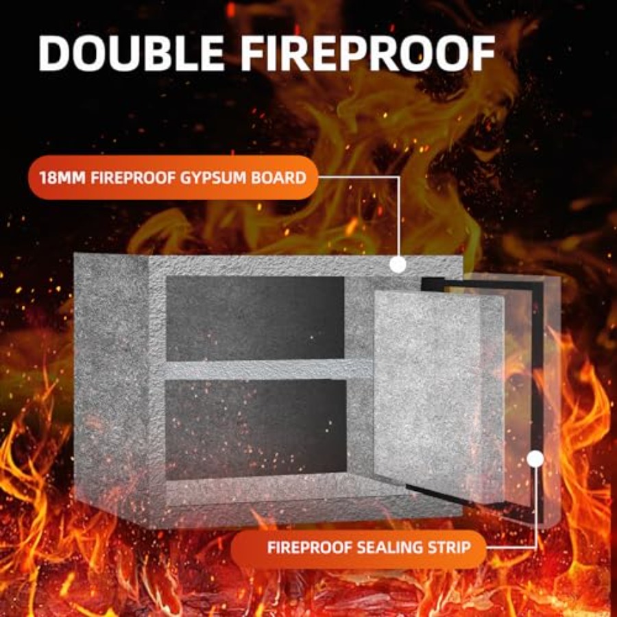 Fireproof home safe for money, - Safe Box Digital 评论和价格