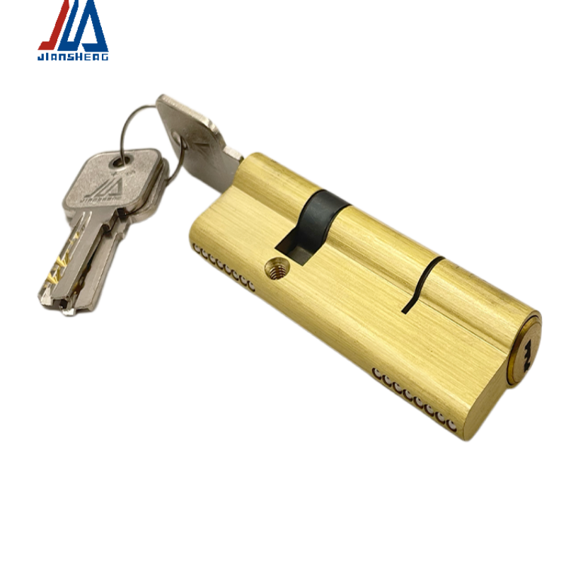 Solid Brass Door Lock Cylinder - Home Security For Doors 评论和价格