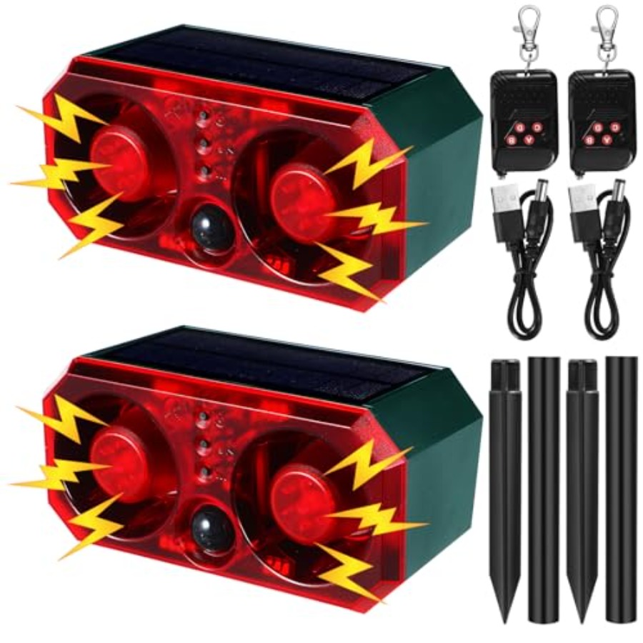 Pcs Solar Outdoor Motion Senso - Barking Dog Alarm 评论和价格