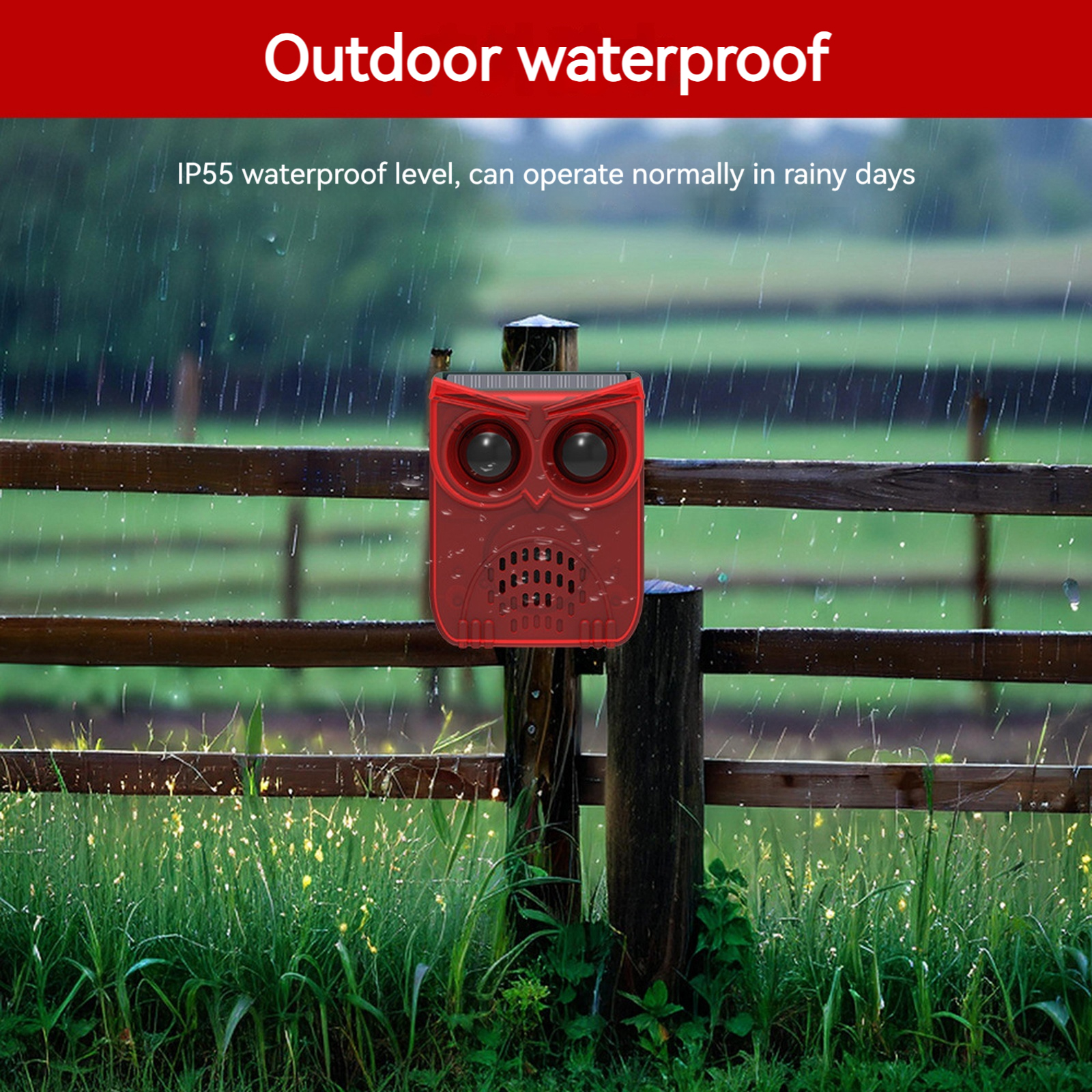 Solar Outdoor Motion Sensor Al - Barking Dog Alarm 评论和价格